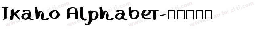 Ikaho Alphabet字体转换
